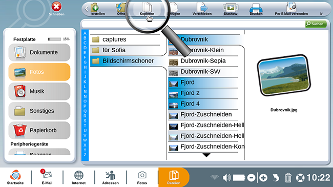 Fotos kopieren