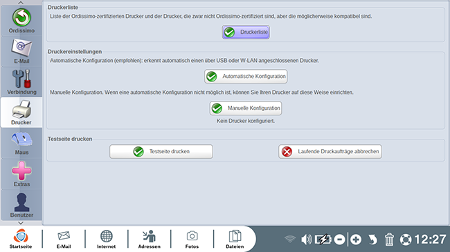 Überprüfen ob mein Drucker in der Druckerliste erscheint