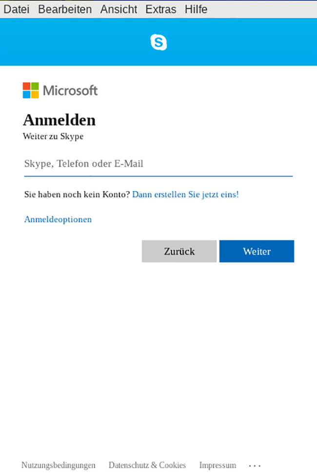 Geben Sie die E-Mail-Adresse ein