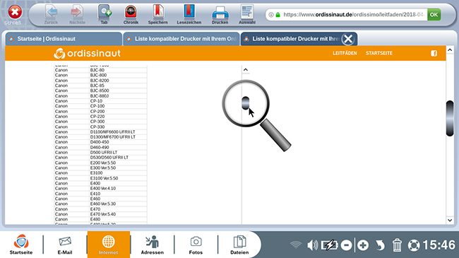 liste kompatibler drucker