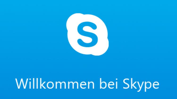 wilkommen bei skype